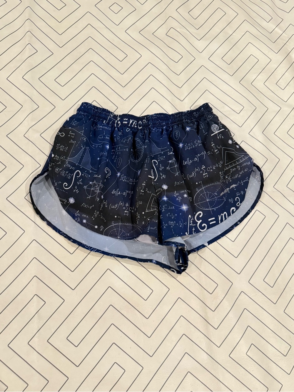B.O.A Galaxy Science Pattern Athletic Shorts